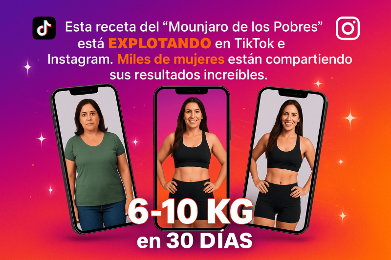 Resultados de 6–10 kg en 30 días